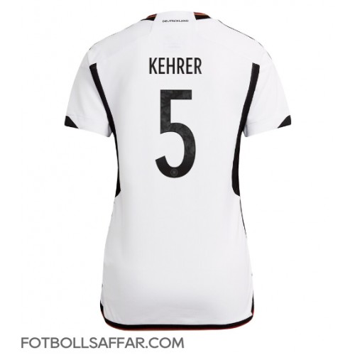 Tyskland Thilo Kehrer #5 Hemmatröja Dam VM 2022 Kortärmad